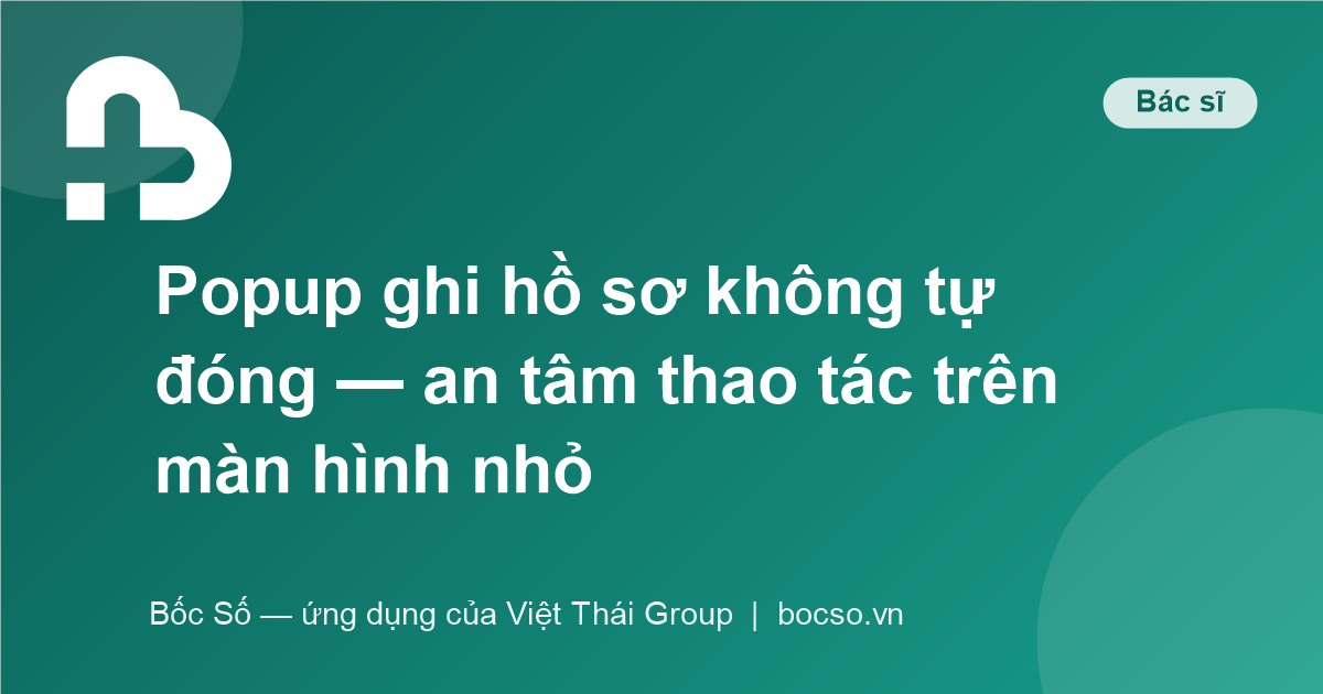 phần mềm khám bệnh cho bác sĩ