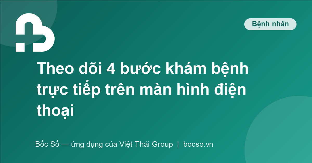 ứng dụng theo dõi lịch khám